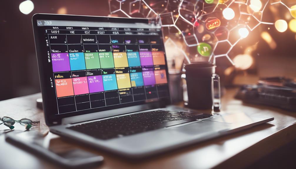 visual organization for productivity